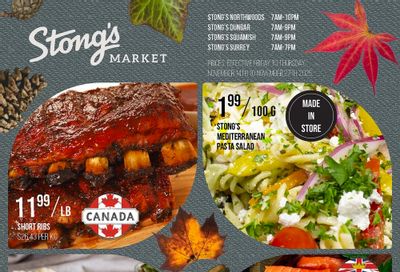 Stong's Market Flyer November 14 to 27