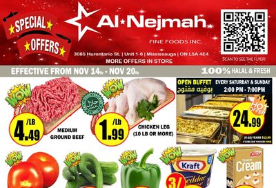 Alnejmah Fine Foods Inc. Flyer November 14 to 20