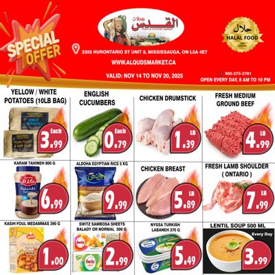 Al-Quds Supermarket Flyer November 14 to 20