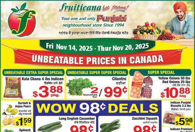 Fruiticana (Kelowna) Flyer November 14 to 20