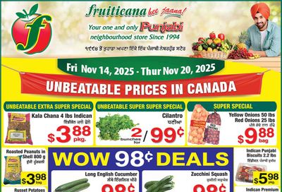 Fruiticana (Edmonton) Flyer November 14 to 20