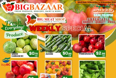 Big Bazaar Canada Flyer November 14 to 19