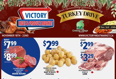 Victory Meat Market Flyer November 18 to 22