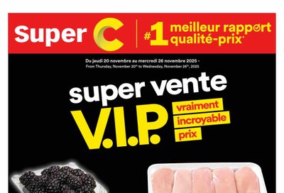 Super C Flyer November 20 to 26