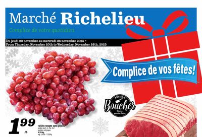 Marche Richelieu Flyer November 20 to 26