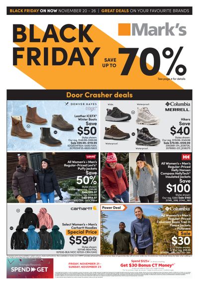 Mark's Flyer November 20 to 26