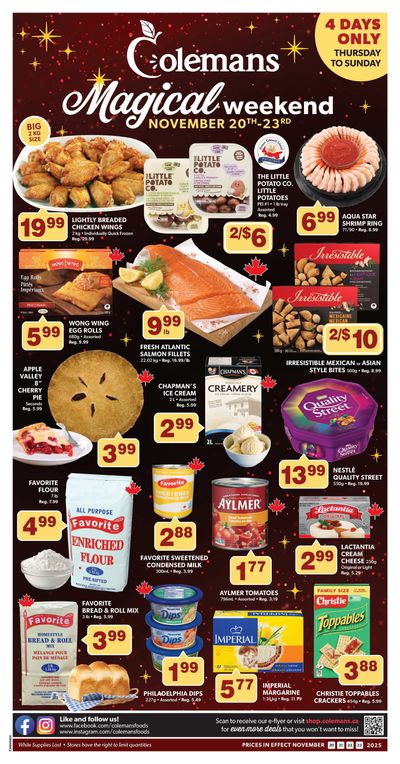 Coleman's Flyer November 20 to 26