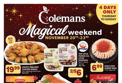 Coleman's Flyer November 20 to 26