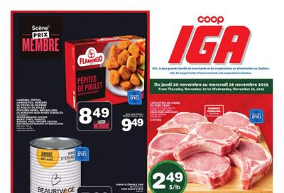 Coop IGA (QC) Flyer November 20 to 26