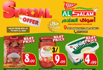 Al-Salam Supermarket Flyer November 18 to 24