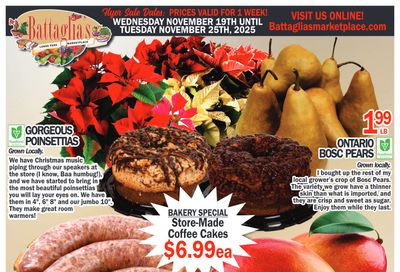 Battaglia's Marketplace Flyer November 19 to 25