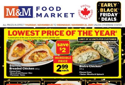 M&M Food Market (Atlantic, ON & West) Flyer November 20 to 26