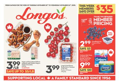 Longo's Flyer November 20 to 26
