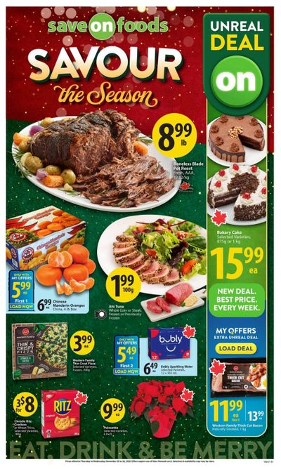 Save On Foods (AB) Flyer November 20 to 26