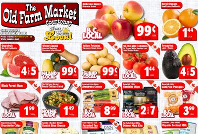 The Old Farm Market (Courtenay) Flyer November 20 to 26