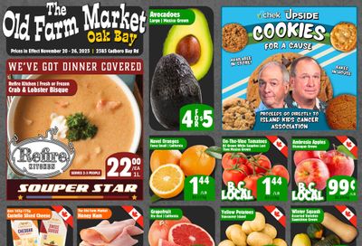 The Old Farm Market (Victoria) Flyer November 20 to 26