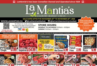 LaMantia's Flyer November 20 to 26