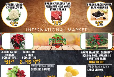 Fred's Farm Fresh Flyer November 19 to 25