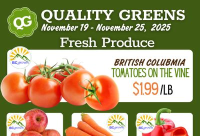 Quality Greens Flyer November 19 to 25