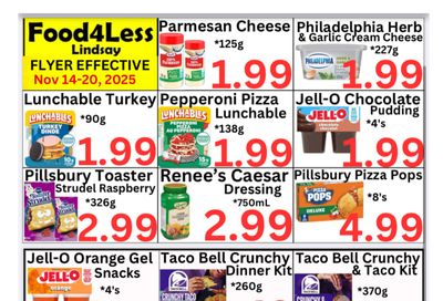 Food 4 Less (Lindsay) Flyer November 14 to 20