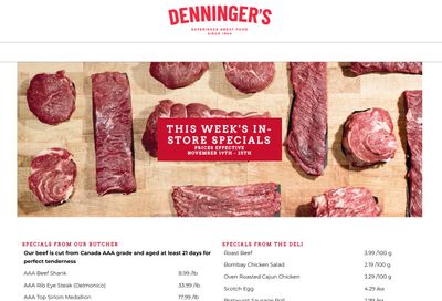 Denninger's Weekly Specials November 19 to 25