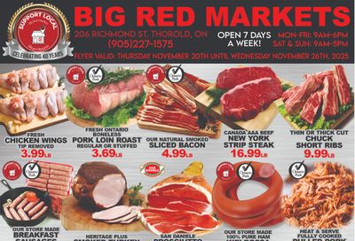 Big Red Markets Flyer November 20 to 26