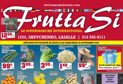 Frutta Si Flyer November 20 to 26