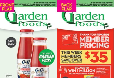 Garden Foods Flyer November 20 to 26