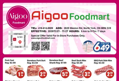 Aigoo Foodmart Flyer November 21 to 27
