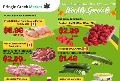 Pringle Creek Market Flyer November 20 to 26
