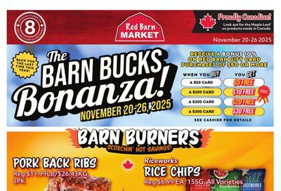 Red Barn Market Flyer November 20 to 26