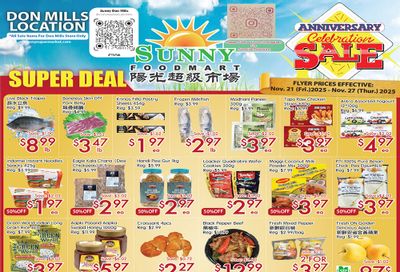 Sunny Foodmart (Don Mills) Flyer November 21 to 27