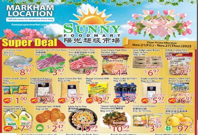 Sunny Foodmart (Markham) Flyer November 21 to 27