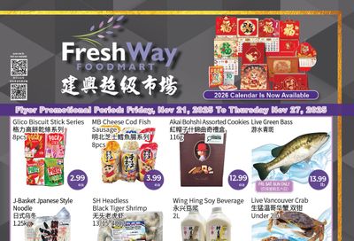 FreshWay Foodmart Flyer November 21 to 27