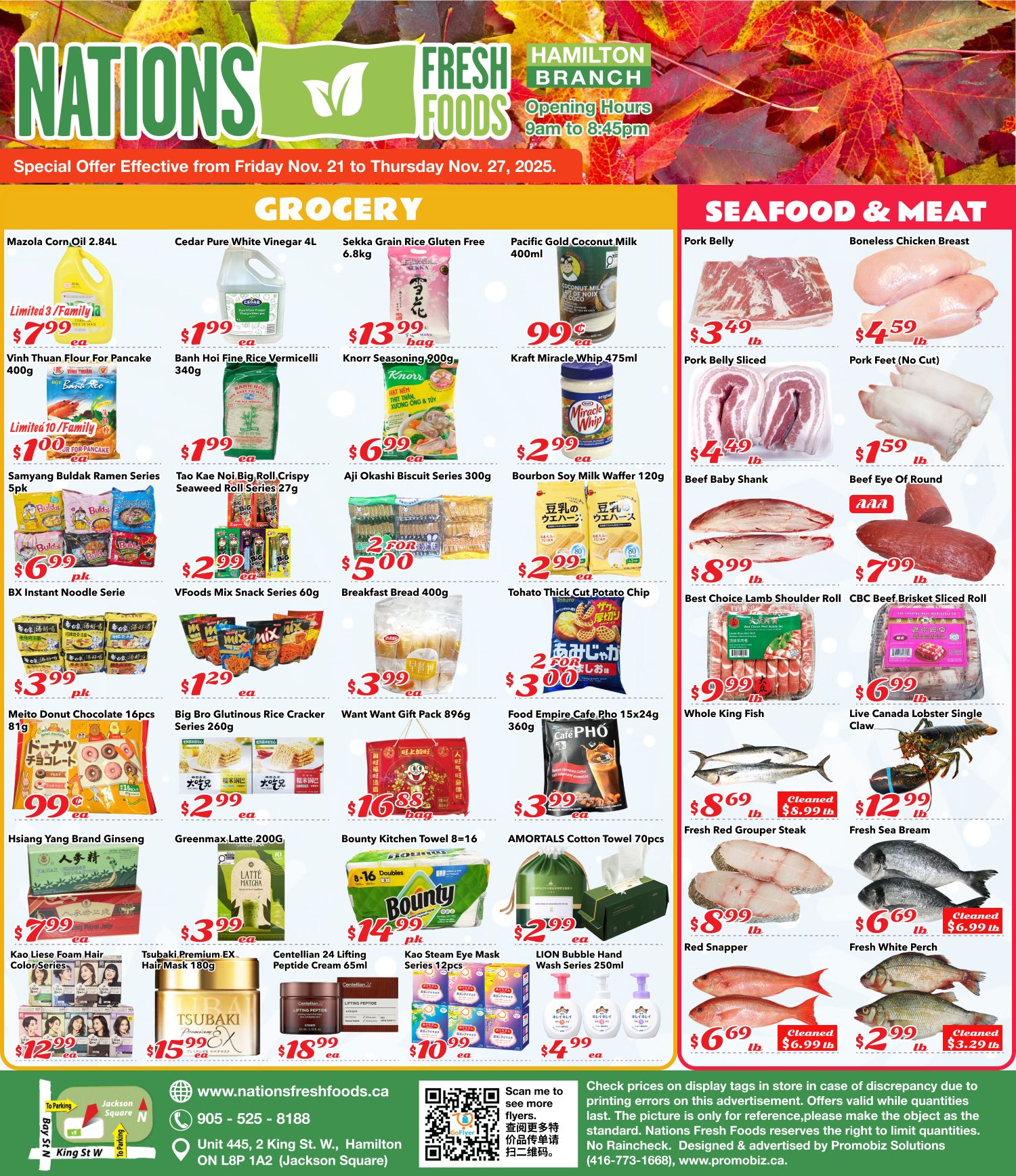 Nations Fresh Foods (Hamilton) Flyer November 21 to 27