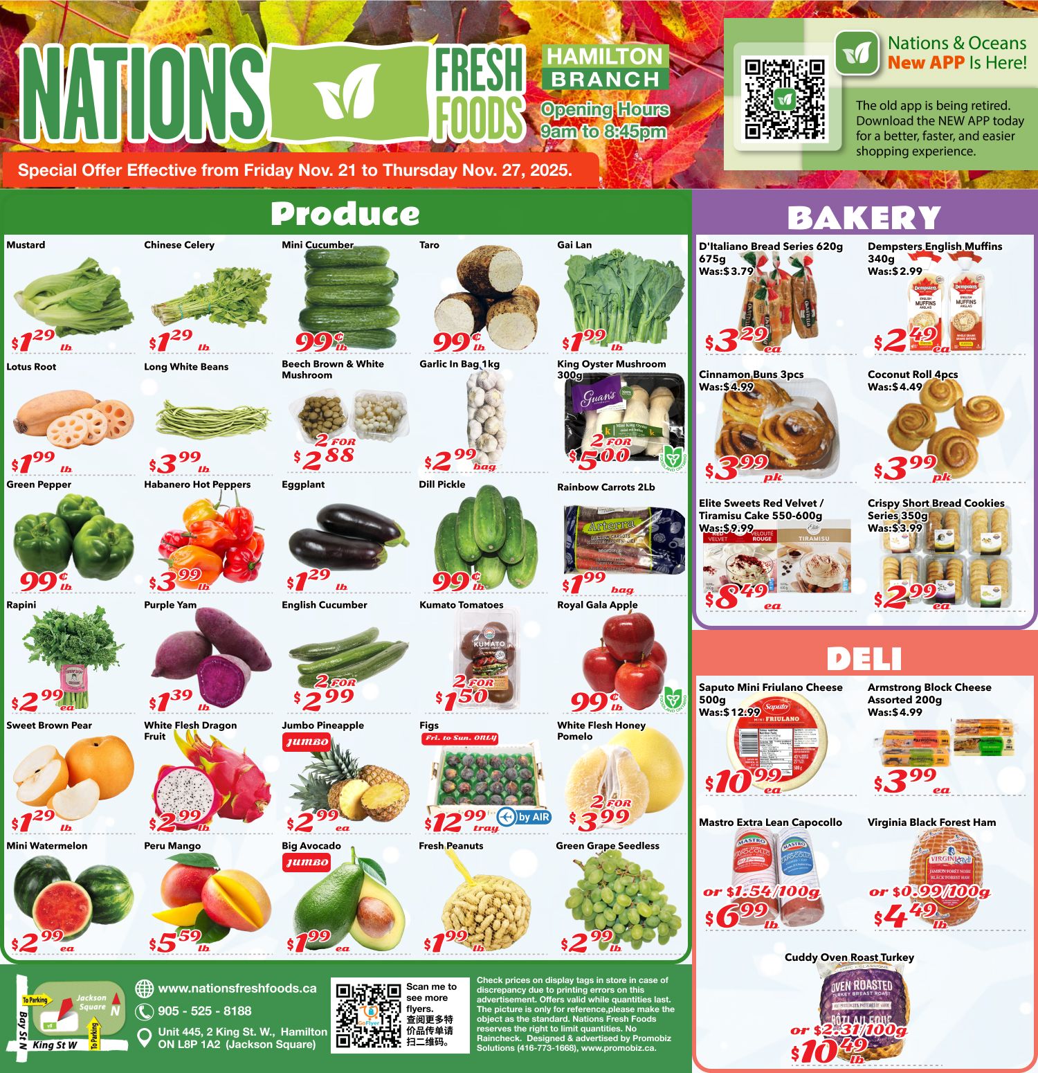 Nations Fresh Foods (Hamilton) Flyer November 21 to 27