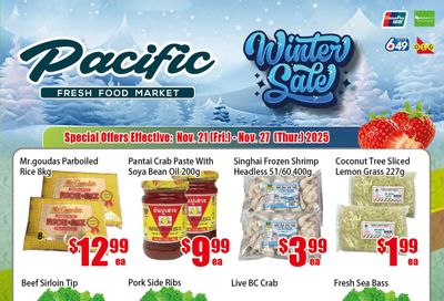 Pacific Fresh Food Market (North York) Flyer November 21 to 27