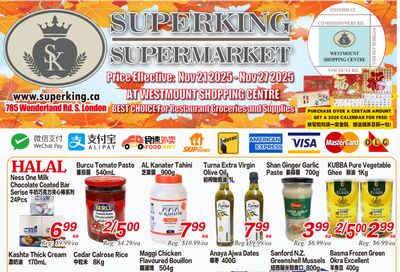 Superking Supermarket (London) Flyer November 21 to 27