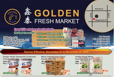 Golden Fresh Market Flyer November 21 to 27