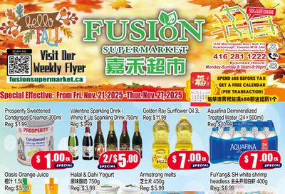 Fusion Supermarket (Scarborough) Flyer November 21 to 27
