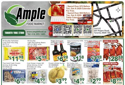 Ample Food Market (North York) Flyer November 21 to 27