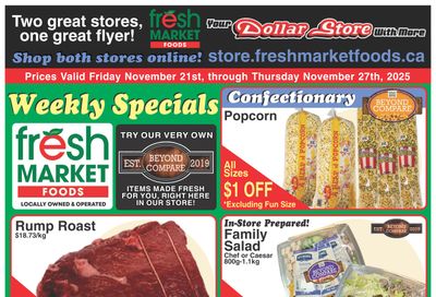 Fresh Market Foods Flyer November 21 to 27