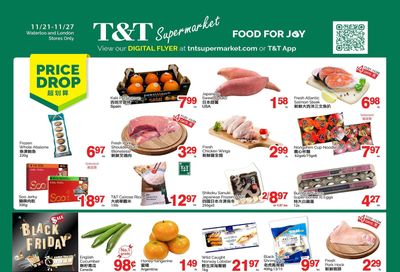 T&T Supermarket (London & Waterloo) Flyer November 21 to 27