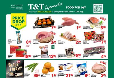 T&T Supermarket (Ottawa & Kanata) Flyer November 21 to 27