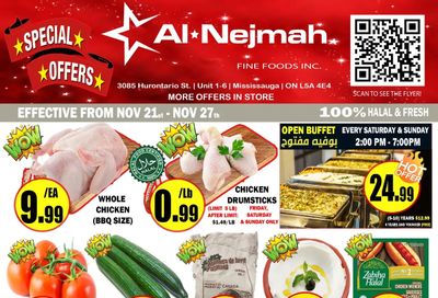 Alnejmah Fine Foods Inc. Flyer November 21 to 27