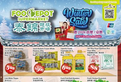 Food Depot Supermarket Flyer November 21 to 27