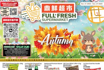Full Fresh Supermarket Flyer November 21 to 27
