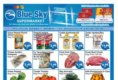 Blue Sky Supermarket (North York) Flyer November 21 to 27