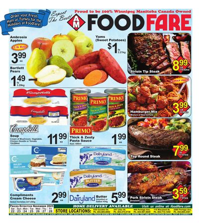 Food Fare Flyer November 22 to 28