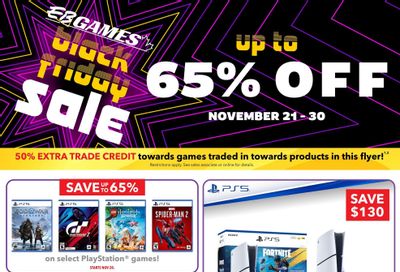 EB Games Black Friday Sale Flyer November 21 to 30
